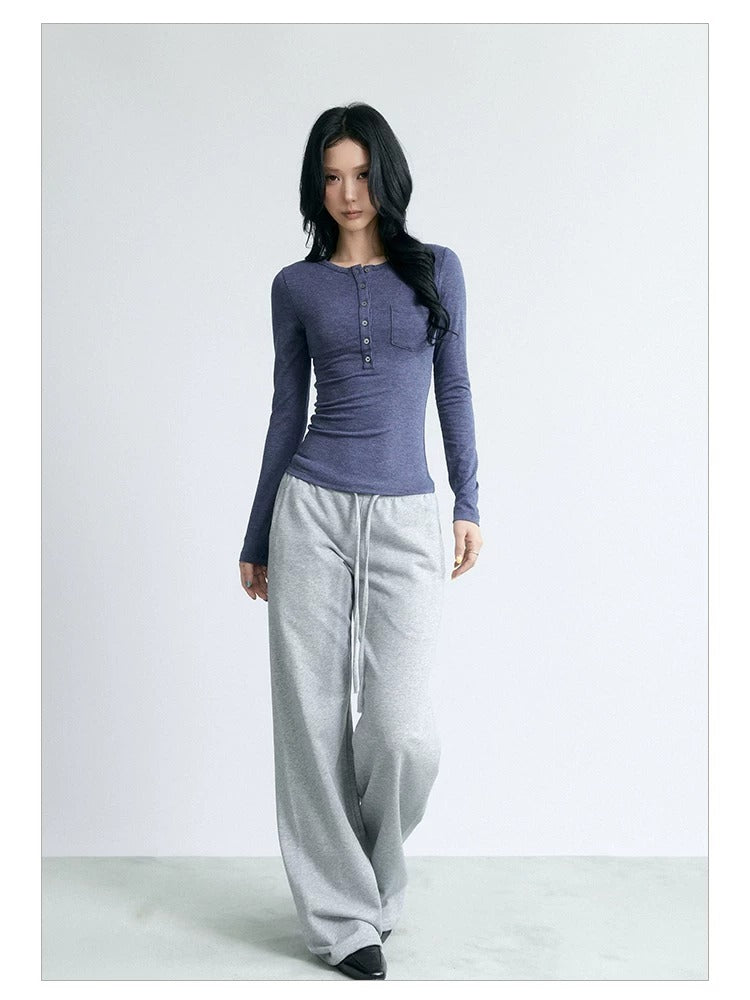 NABOUN Essential Low-Rise Straight-Leg Sweatpants