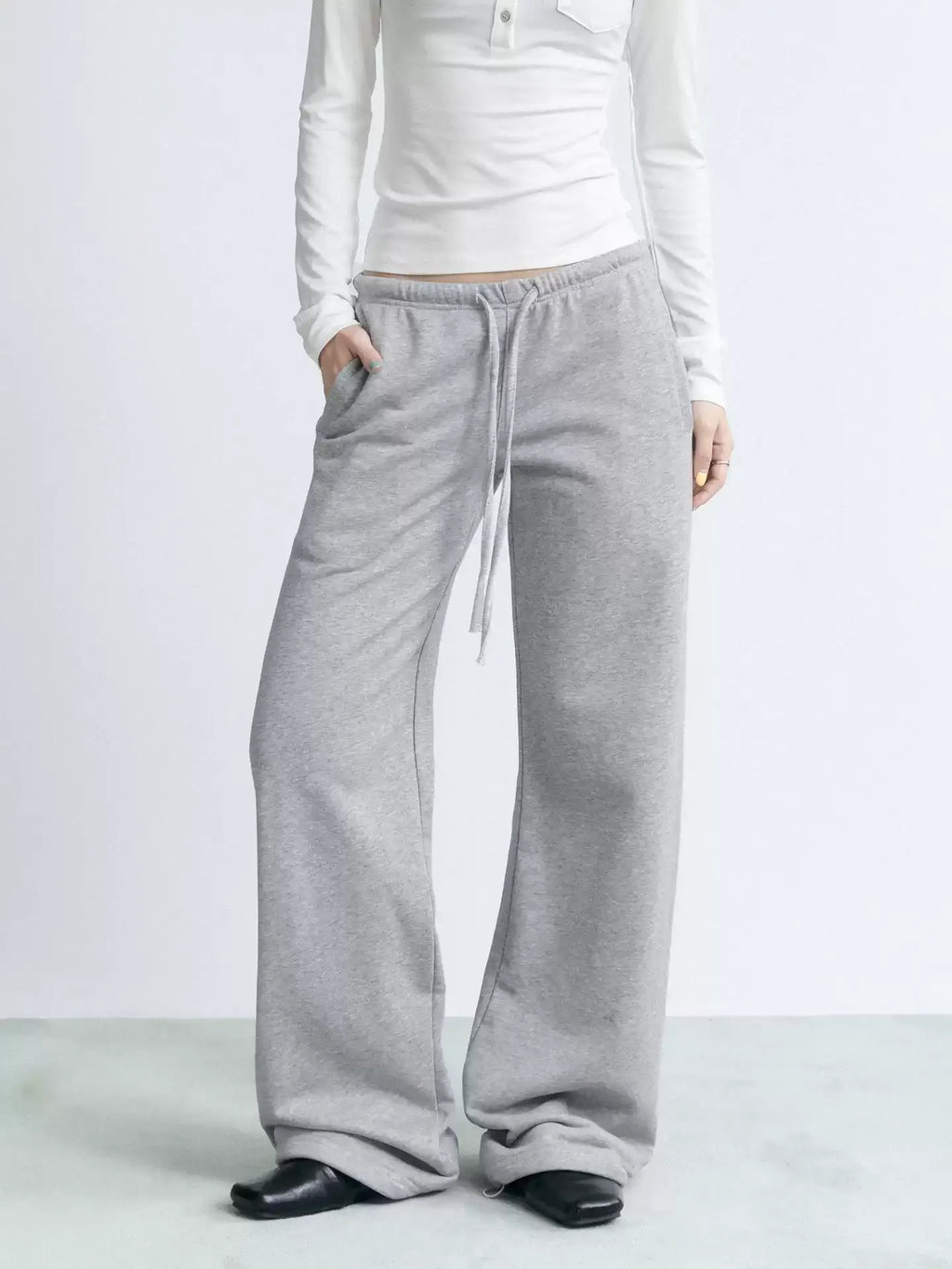 NABOUN Essential Low-Rise Straight-Leg Sweatpants