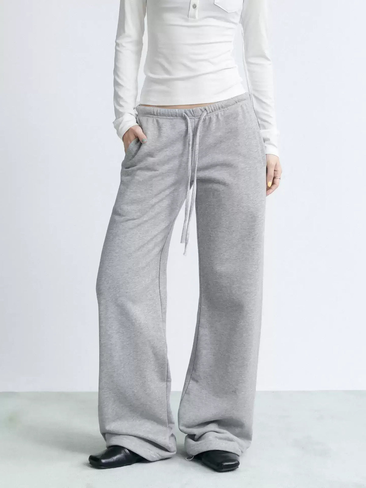 NABOUN Essential Low-Rise Straight-Leg Sweatpants