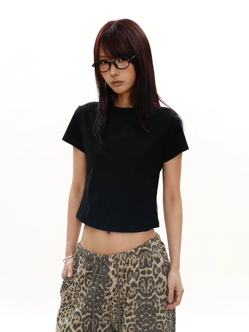 NABOUN Essential Cropped Slim-Fit T-Shirt